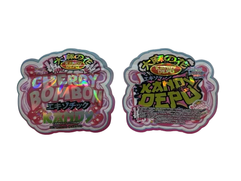 Cherry Bombom Kandy Mylar Bags 3.5g Kandy Depo