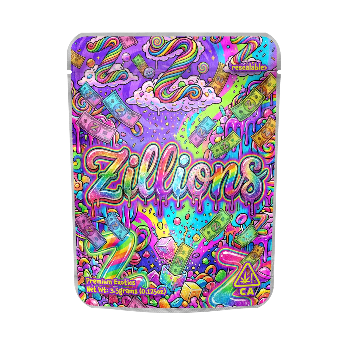 Zillions Mylar Sticker Packs Zillions Mylar Sticker Packs