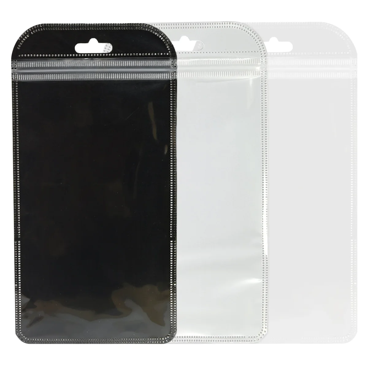 Glossy Clear Plastic Flat Zipper Bag Glossy Clear Plastic Flat Zipper Bag