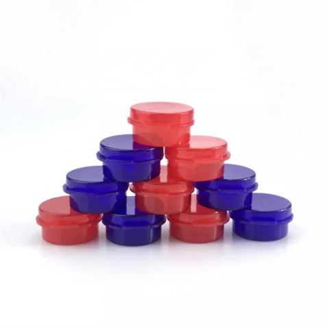 Plastic Flip-Top Concentrate Storage Jars, 3/5/10 g