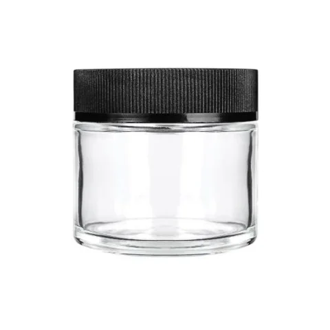 Child-Resistant Glass Storage Jar