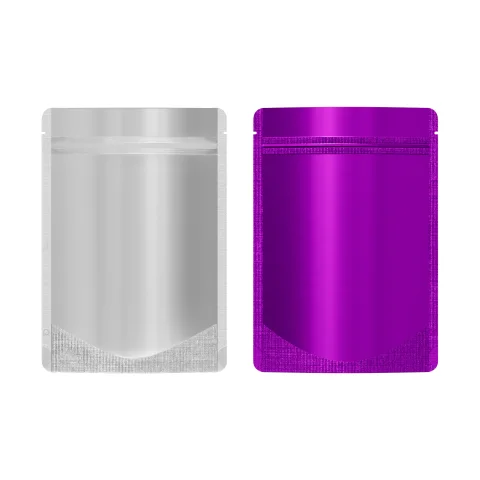 Matte Lavender Mylar Stand-Up Packaging Bag