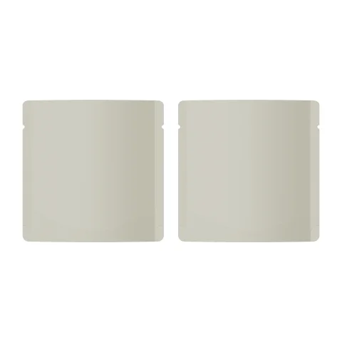 Matte White Square Aluminum Stand-Up Bag