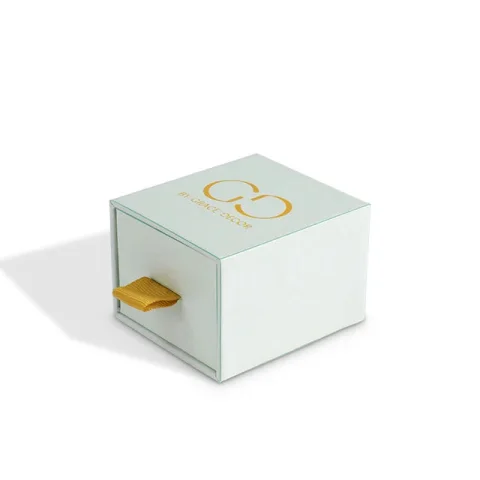 Custom Logo Cardboard Ring and Jewelry Drawer Box
