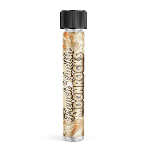 French Vanilla Moonrocks Glass Pre-Roll Tubes