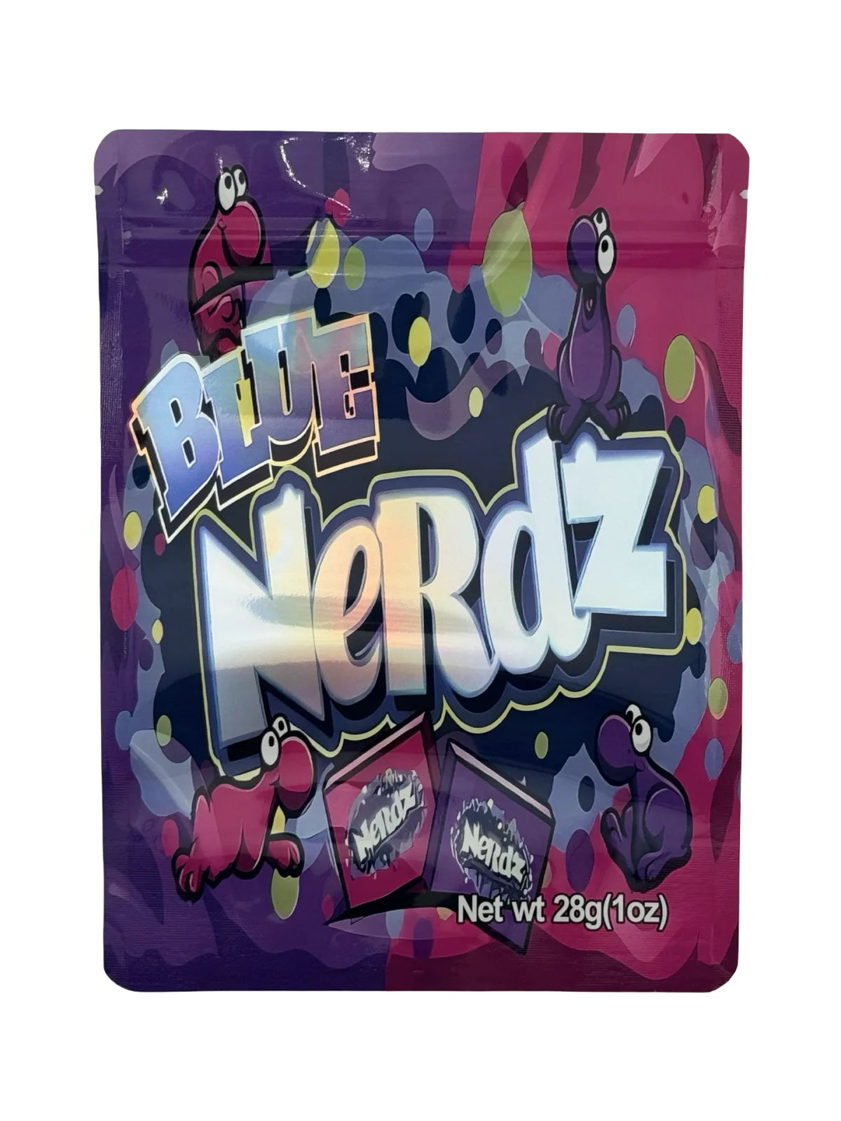 Blue Nerdz 28g Mylar Bags (1oz) Blue Nerdz 28g Mylar Bags (1oz)