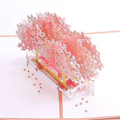 Custom 3D Pop-Up Tree Greeting Card