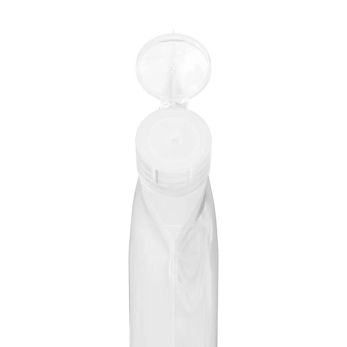 Glossy Clear Stand-Up Pouch with Corner Flip Cap Glossy Clear Stand-Up Pouch with Corner Flip Cap