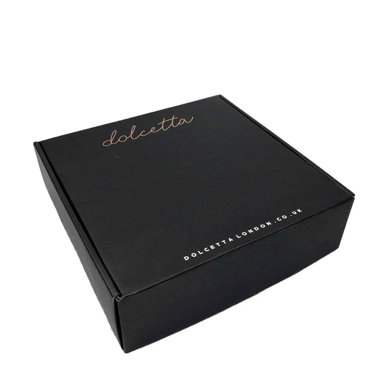 Custom Black Corrugated Shoe Box with Printed Logo