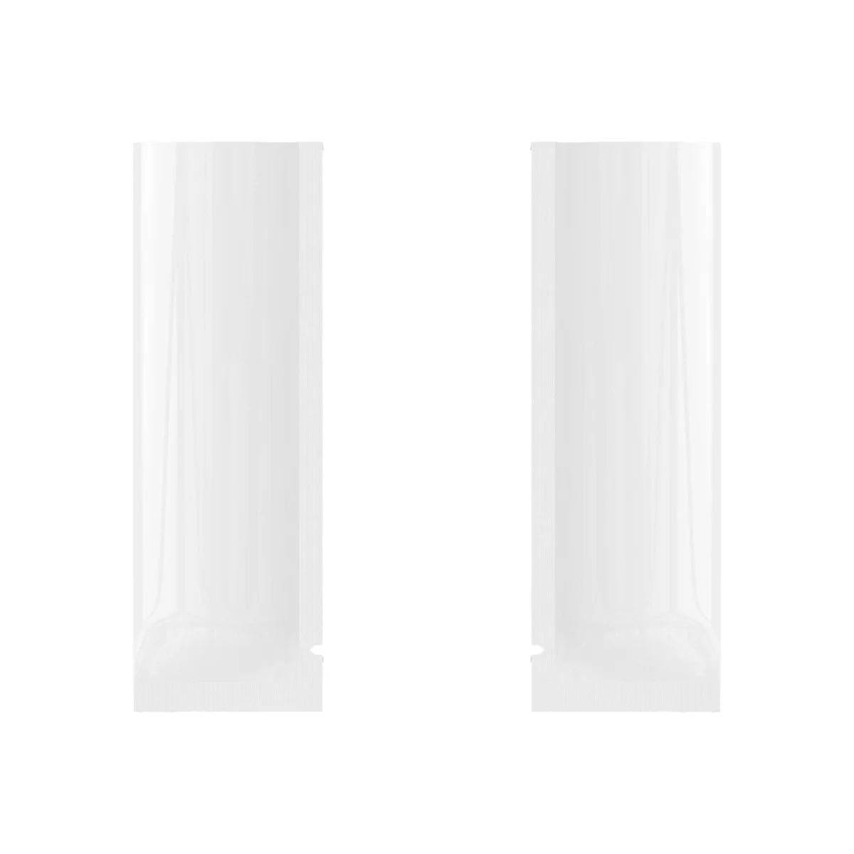 Custom Glossy Clear Plastic Open-Top Stick Pouch Custom Glossy Clear Plastic Open-Top Stick Pouch