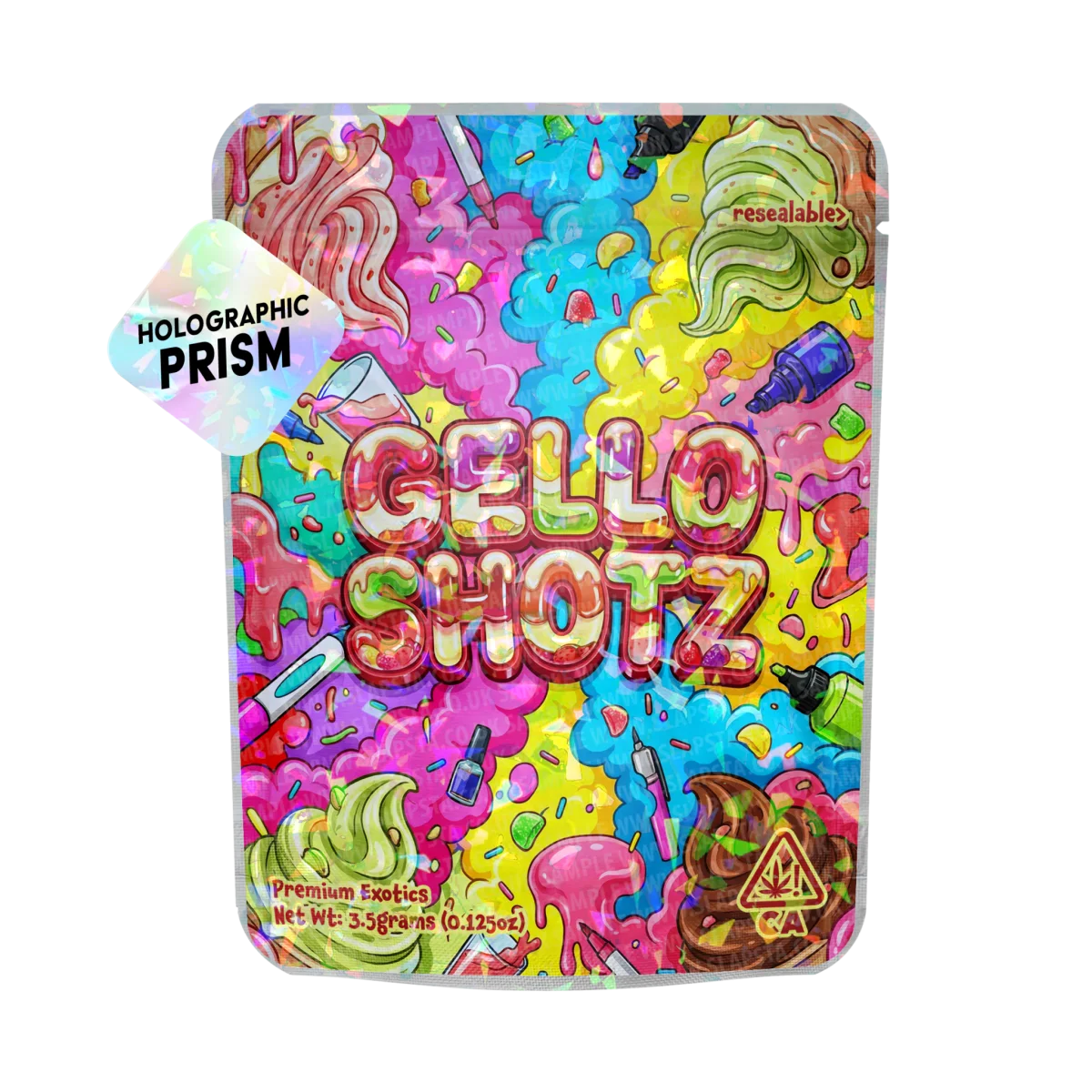 Gello Shotz Mylar Sticker Packs Gello Shotz Mylar Sticker Packs