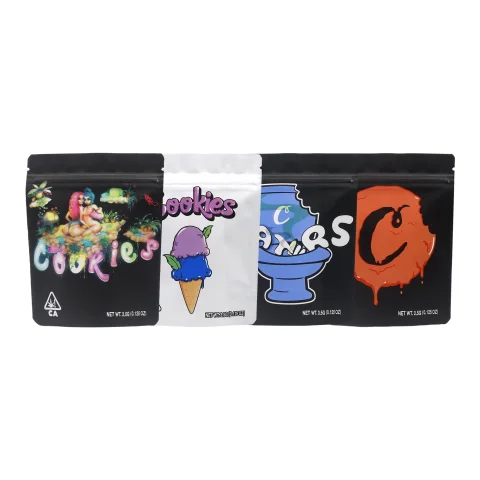 Cookie Print Smell-Proof Foil Stand-Up Bag