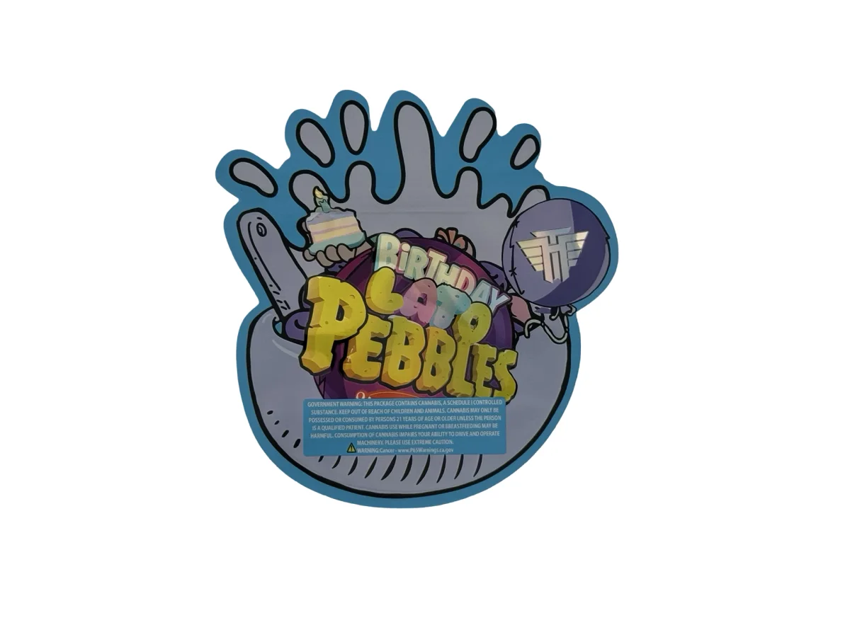 Birthday Lato Pebbles 3.5g Mylar Bags High Tolerance Birthday Lato Pebbles 3.5g Mylar Bags High Tolerance