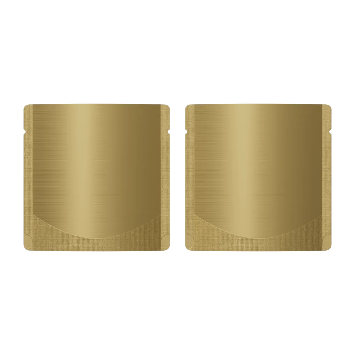 Matte Satin Gold Square Aluminum Stand-Up Bag Matte Satin Gold Square Aluminum Stand-Up Bag