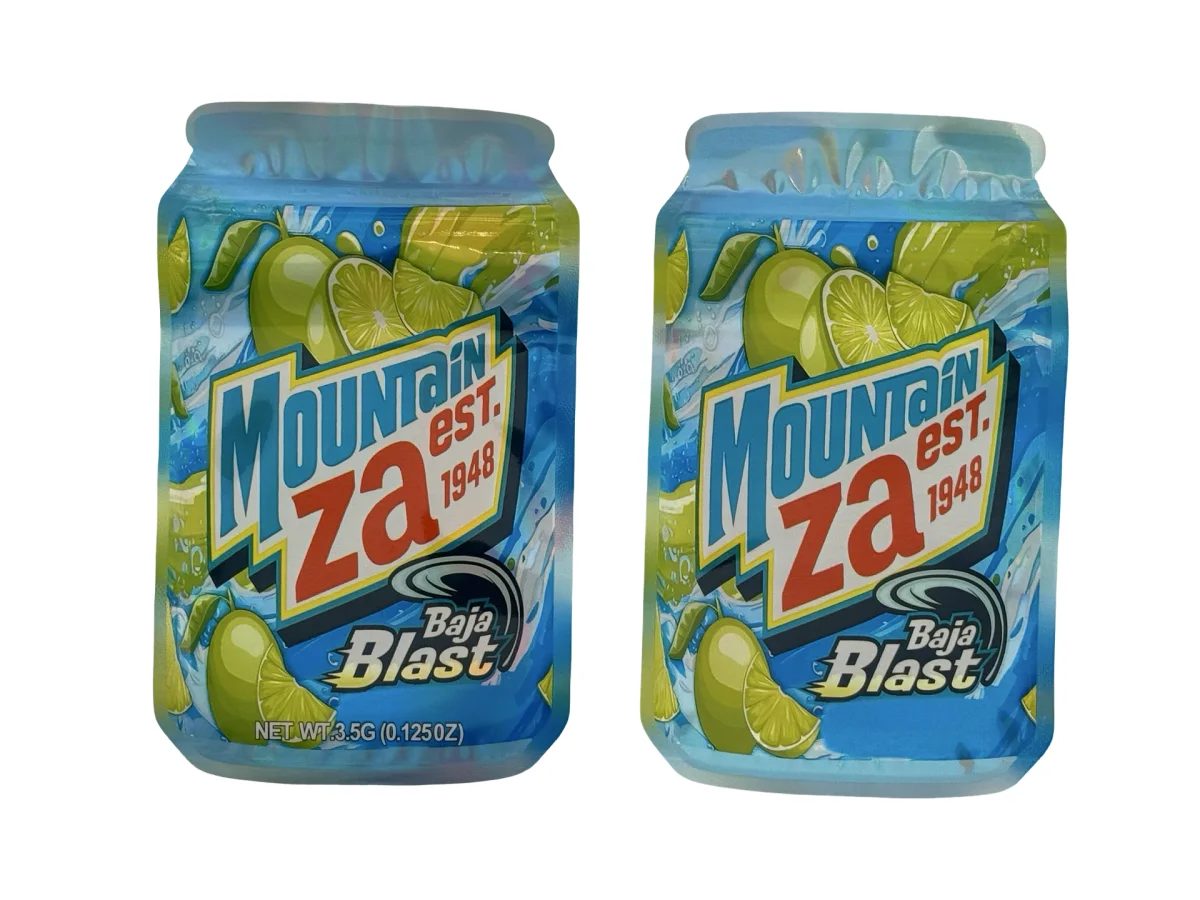 Baja B. 3.5g Mylar Bags Mountain Za Baja B. 3.5g Mylar Bags Mountain Za