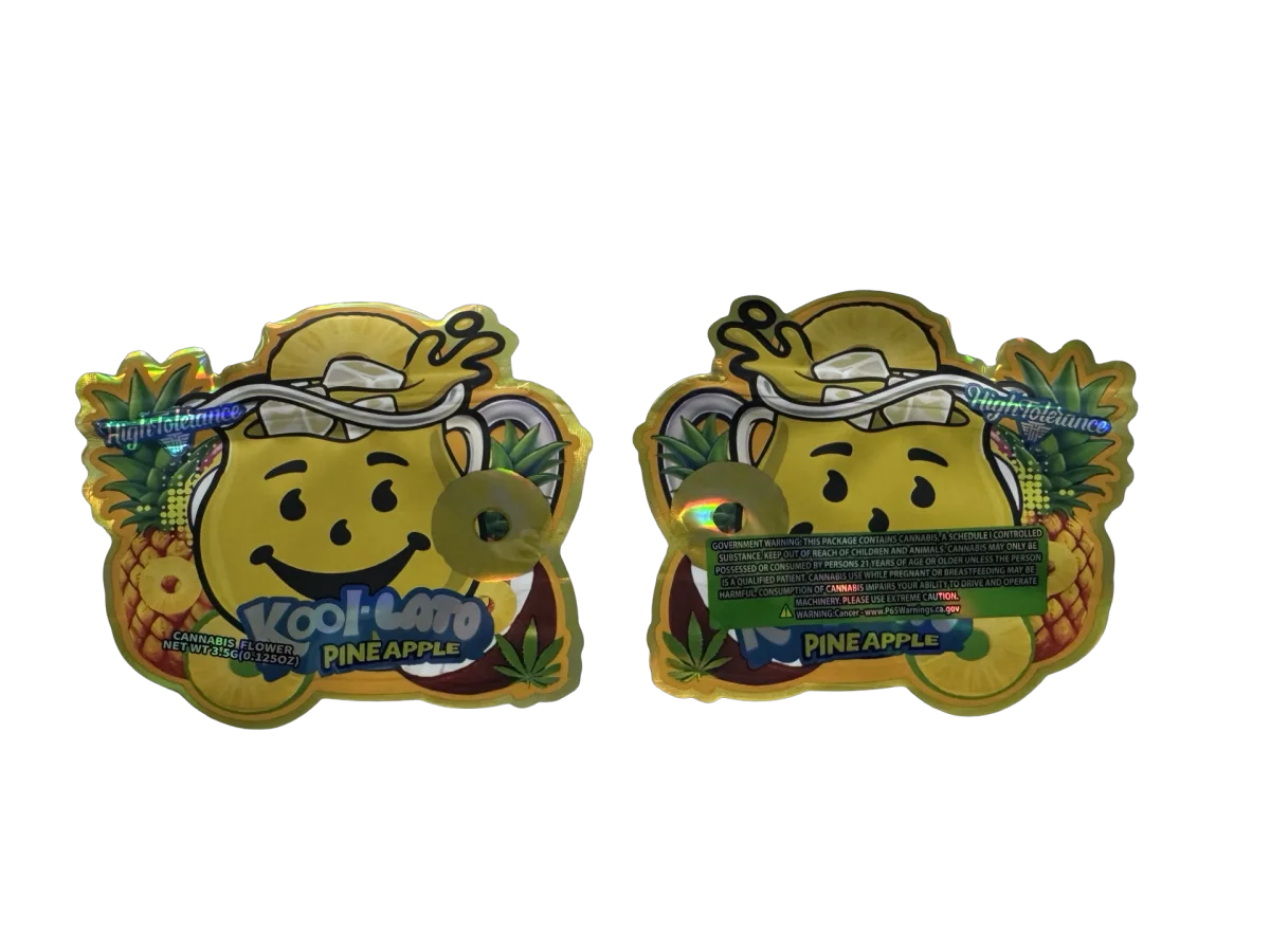 Pineapple Kool-Lato 3.5g Mylar Bags & Boxes High Tolerance Pineapple Kool-Lato 3.5g Mylar Bags & Boxes High Tolerance
