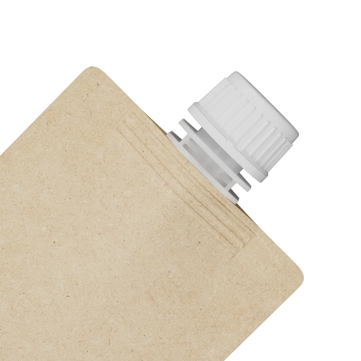 Brown Kraft Stand-Up Pouch with Top Twist Cap Brown Kraft Stand-Up Pouch with Top Twist Cap