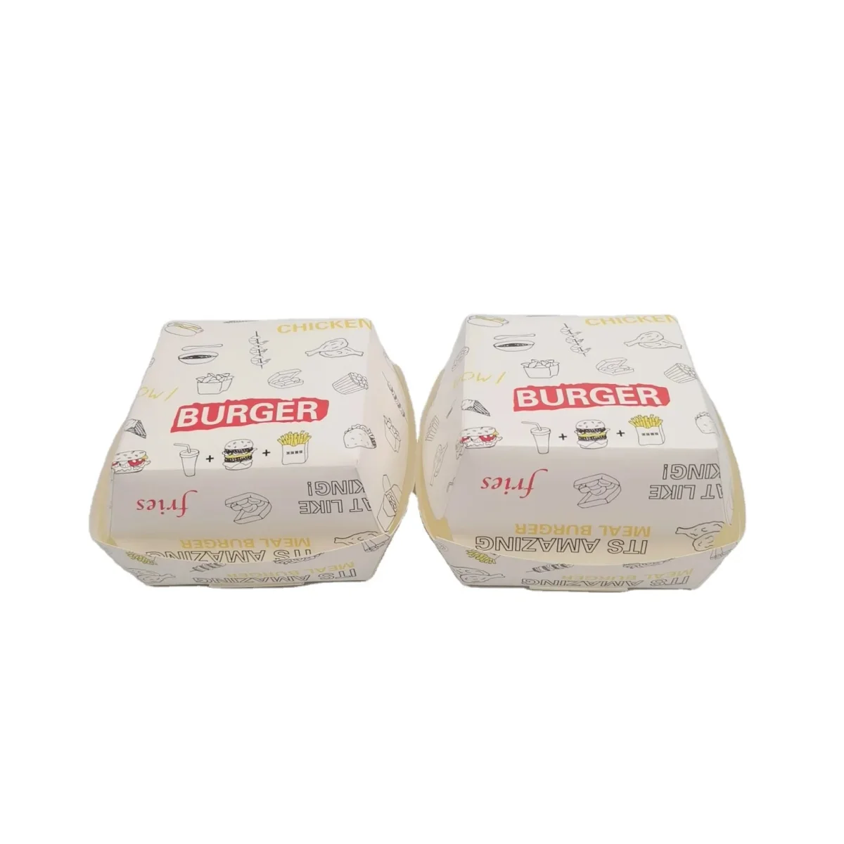 Custom logo Printed Hamburger Box Custom logo Printed Hamburger Box