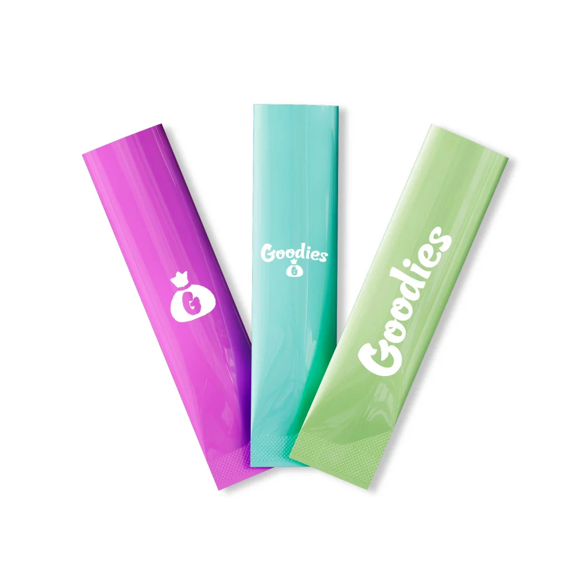 Custom Double-Sided Glossy Aluminum Stick Pouch Custom Double-Sided Glossy Aluminum Stick Pouch