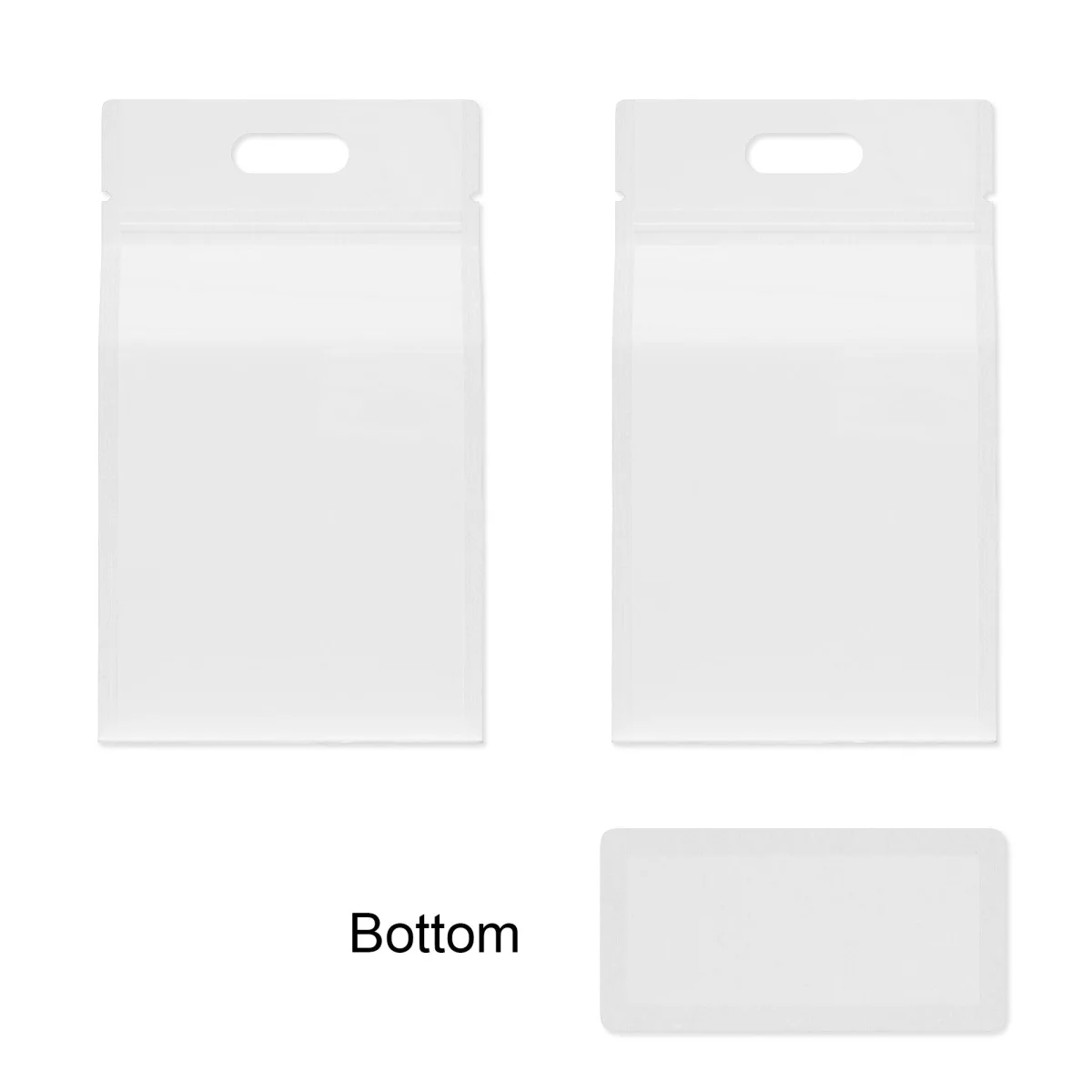 Custom Clear Polyethylene Side-Gusset Zipper Bag Custom Clear Polyethylene Side-Gusset Zipper Bag