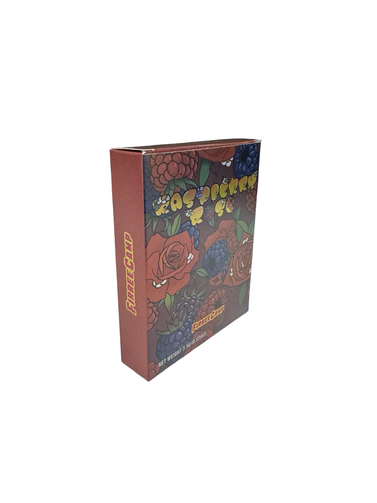 Raspberry Rose 3.5g Mylar Bags & Boxes Firree Camp