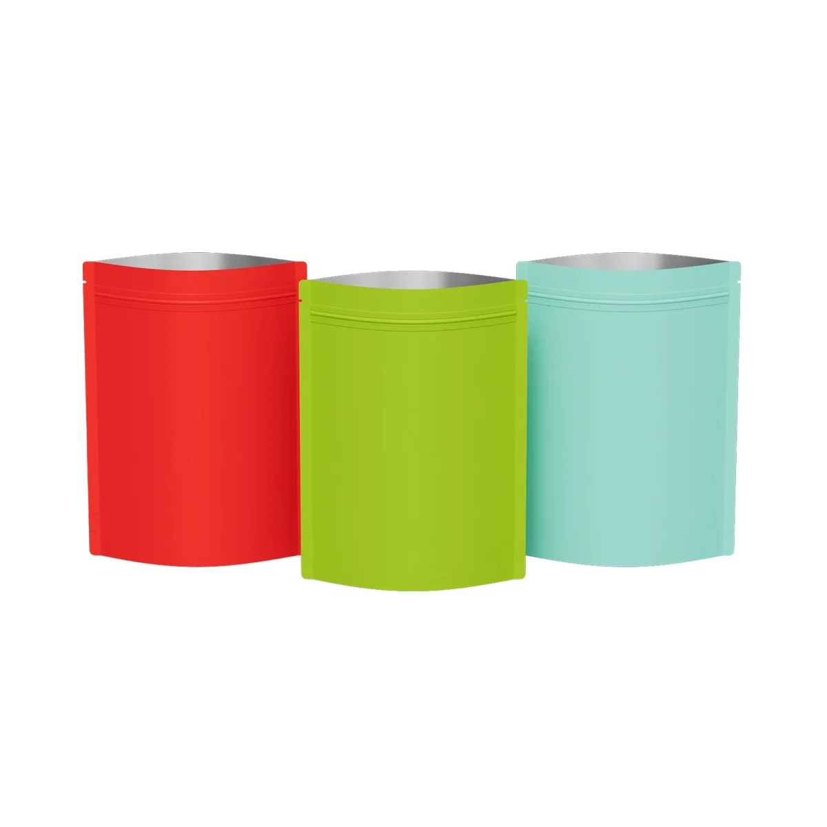 Matte Metallized Foil Stand-Up Zipper Packaging Bag Matte Metallized Foil Stand-Up Zipper Packaging Bag