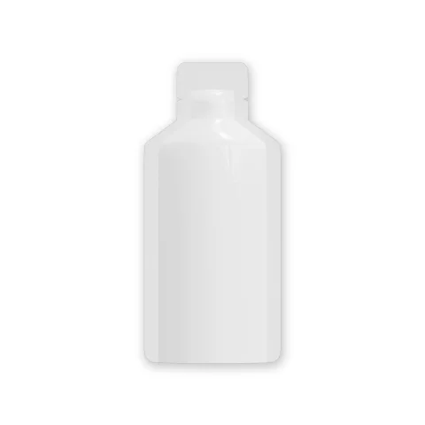 Custom Double-Sided Glossy Aluminum Bottle-Shaped Bag