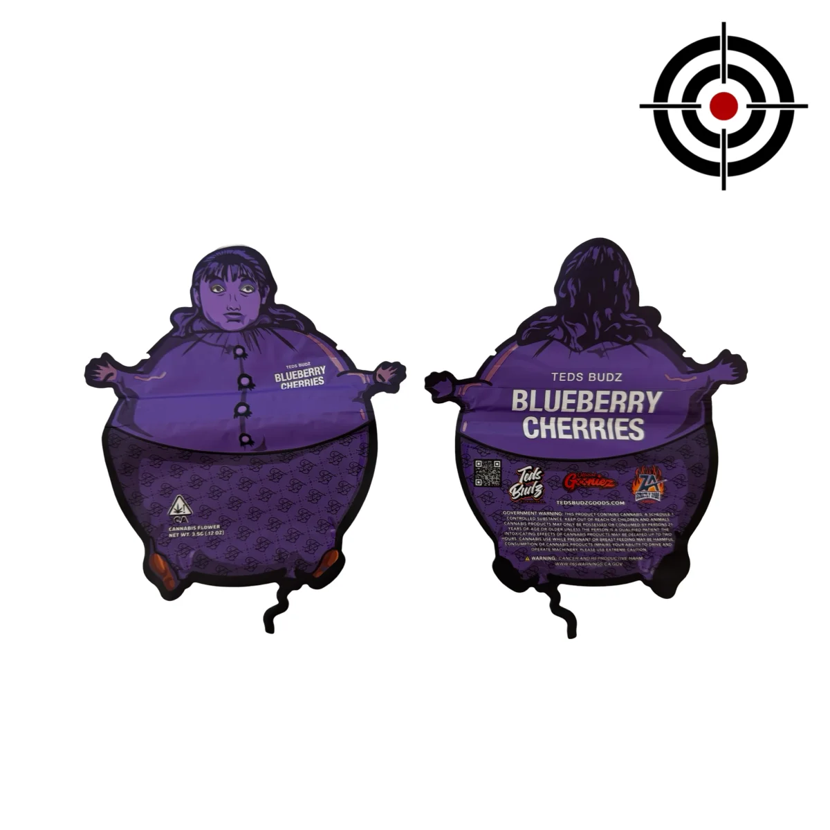 Blueberry Cherries 3.5g Mylar Bags Teds Budz Blueberry Cherries 3.5g Mylar Bags Teds Budz
