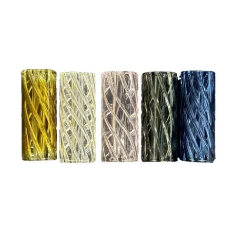 Seven-Hole Spiral Glass Filter Tips, 10/12 mm