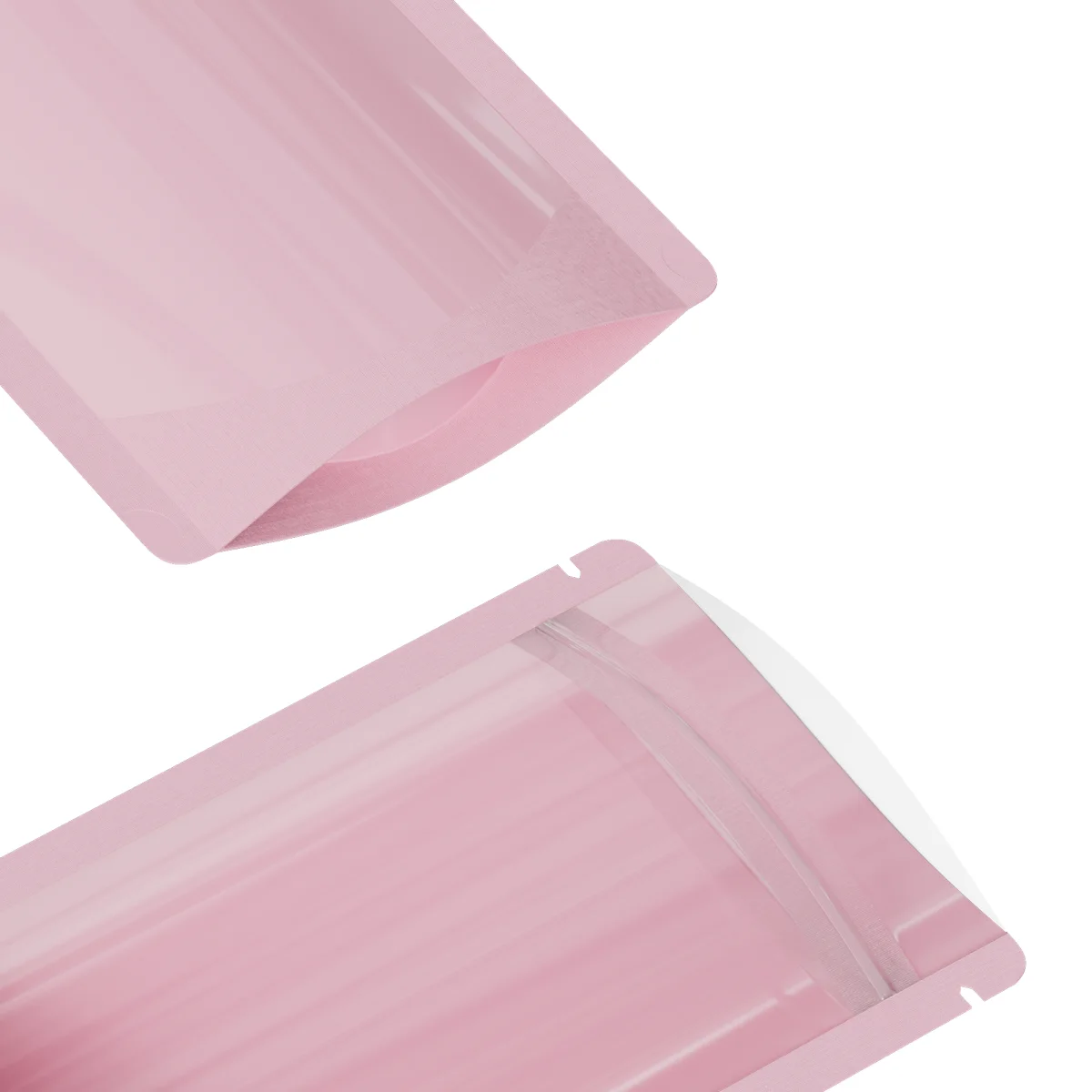 Glossy Half Birthday Pink Metallic Mylar Foil Stand-Up Glossy Half Birthday Pink Metallic Mylar Foil Stand-Up