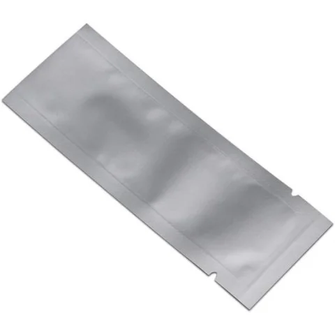 Silver Smell-Proof Mylar Food Storage Pouch