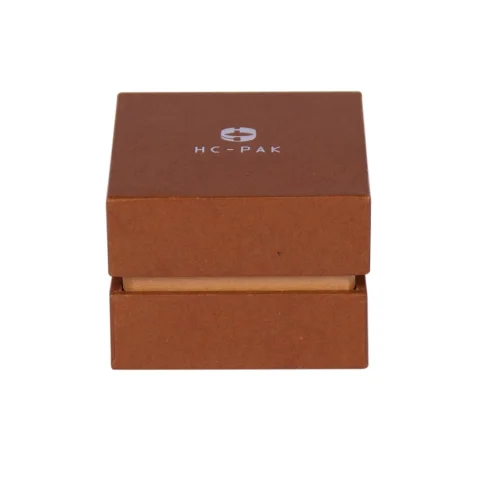 Small Brown Paper Ring Gift Box