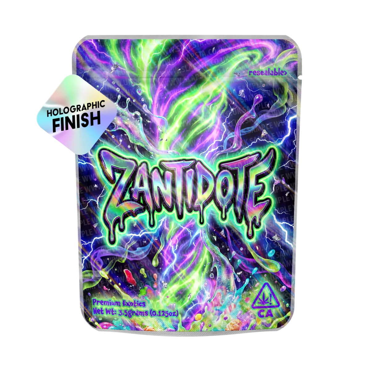 Zantidote Mylar Sticker Packs Zantidote Mylar Sticker Packs
