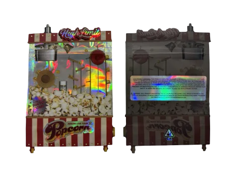 Popcorn Mylar Bags 3.5g High Limit