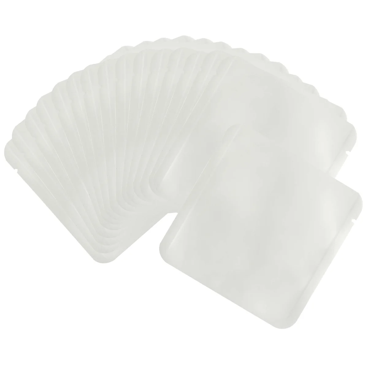 Matte Coconut White Square Foil Bag with Rounded Corners Matte Coconut White Square Foil Bag with Rounded Corners