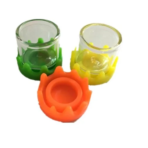 5/6 ml Glass Jar with Silicone Lid