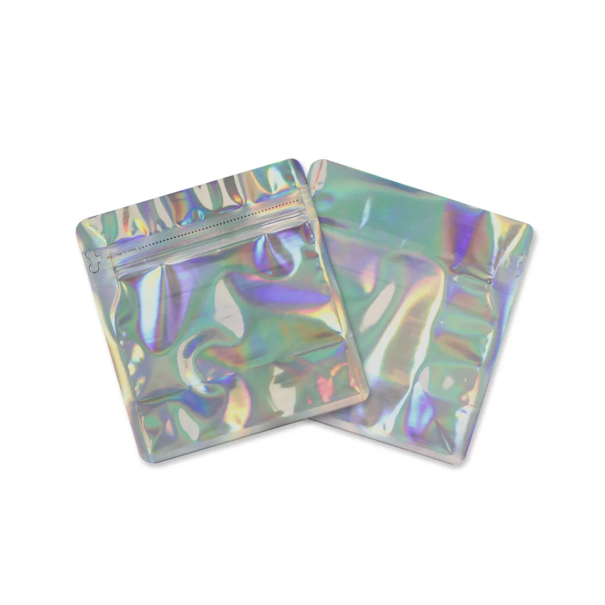 Custom Double-Sided Diamond Holographic Stand-Up Bag Custom Double-Sided Diamond Holographic Stand-Up Bag