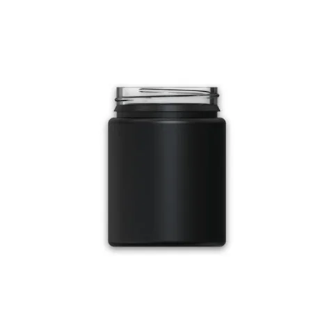 Child-Resistant Wide-Mouth Glass Storage Jar