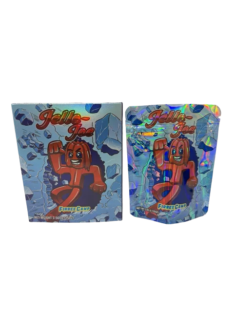 Jello Joe 3.5g Mylar Bags & Boxes Firree Camp