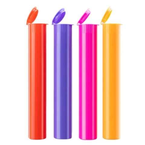 Custom Printed Child-Resistant Pop-Top Tubes, 78-116 mm