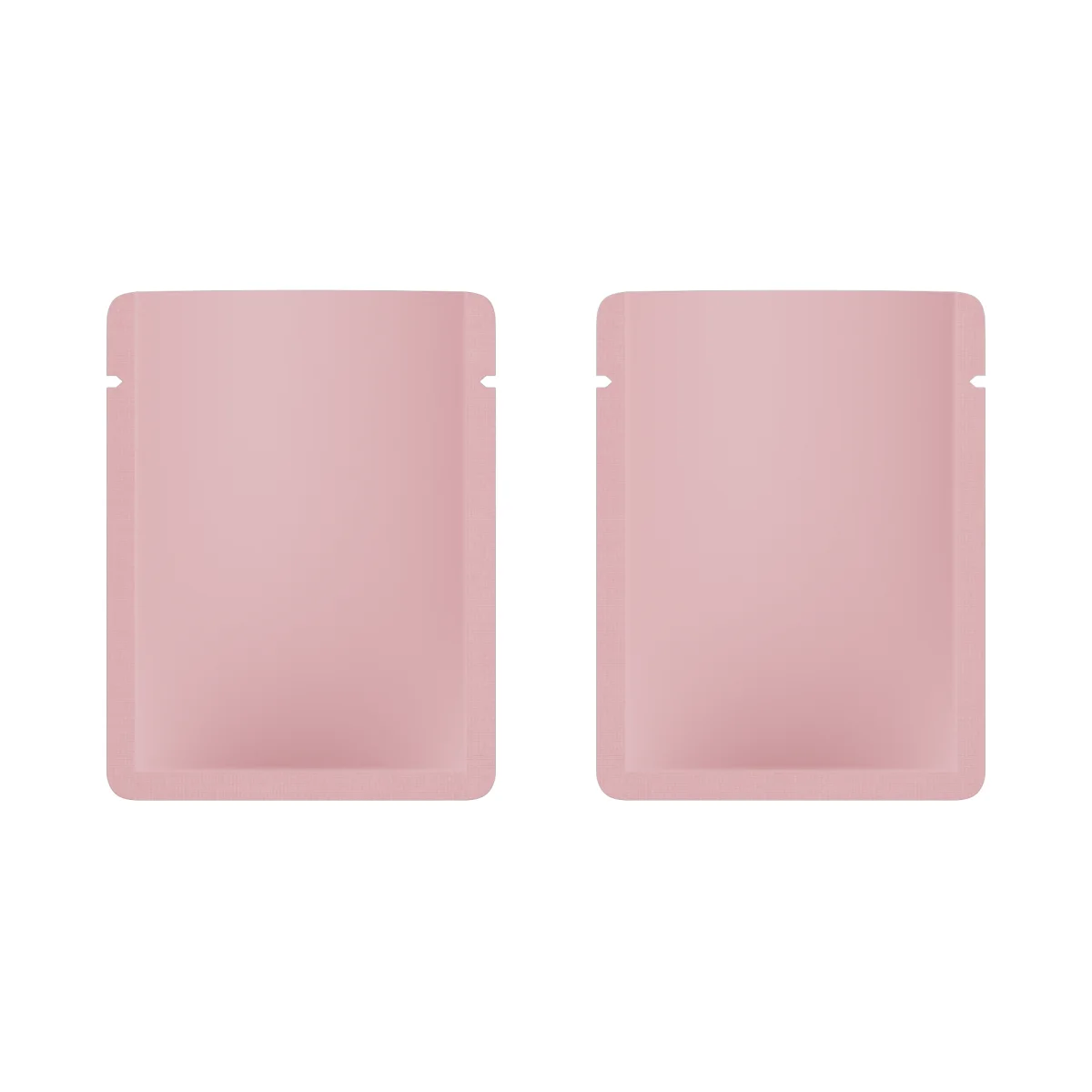 Matte Pink Aluminum Bottom-Fill Sample Bag Matte Pink Aluminum Bottom-Fill Sample Bag