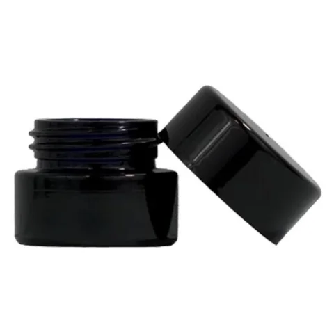 5 ml Black Glass Concentrate Jar