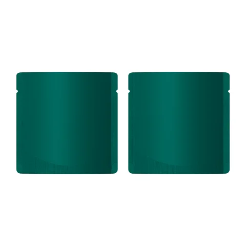 Matte Teal Green Square Aluminum Stand-Up Bag