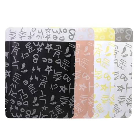 Graffiti Letters Design Aluminum Open Top Bags