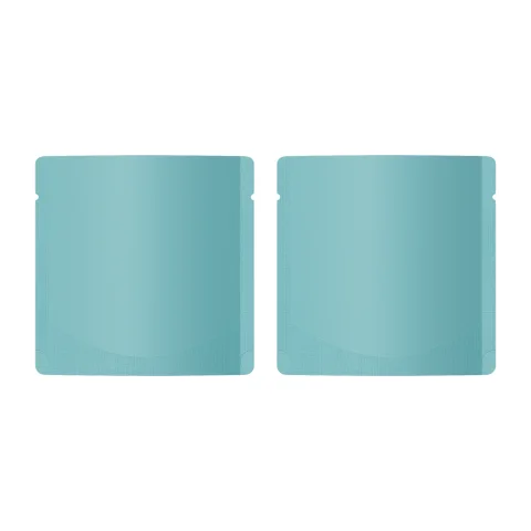 Matte Powder Blue Square Aluminum Stand-Up Bag