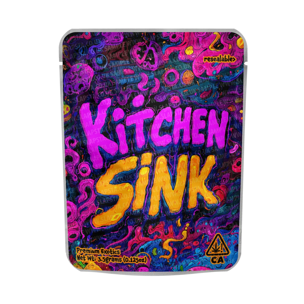 Kitchen Sink Mylar Pouches Pre-Labeled Kitchen Sink Mylar Pouches Pre-Labeled