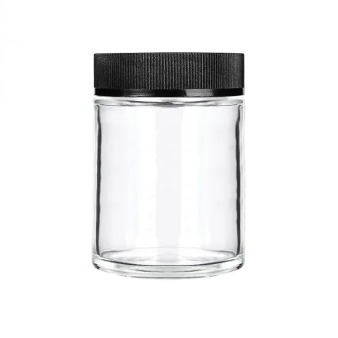 Child-Resistant Glass Storage Jar
