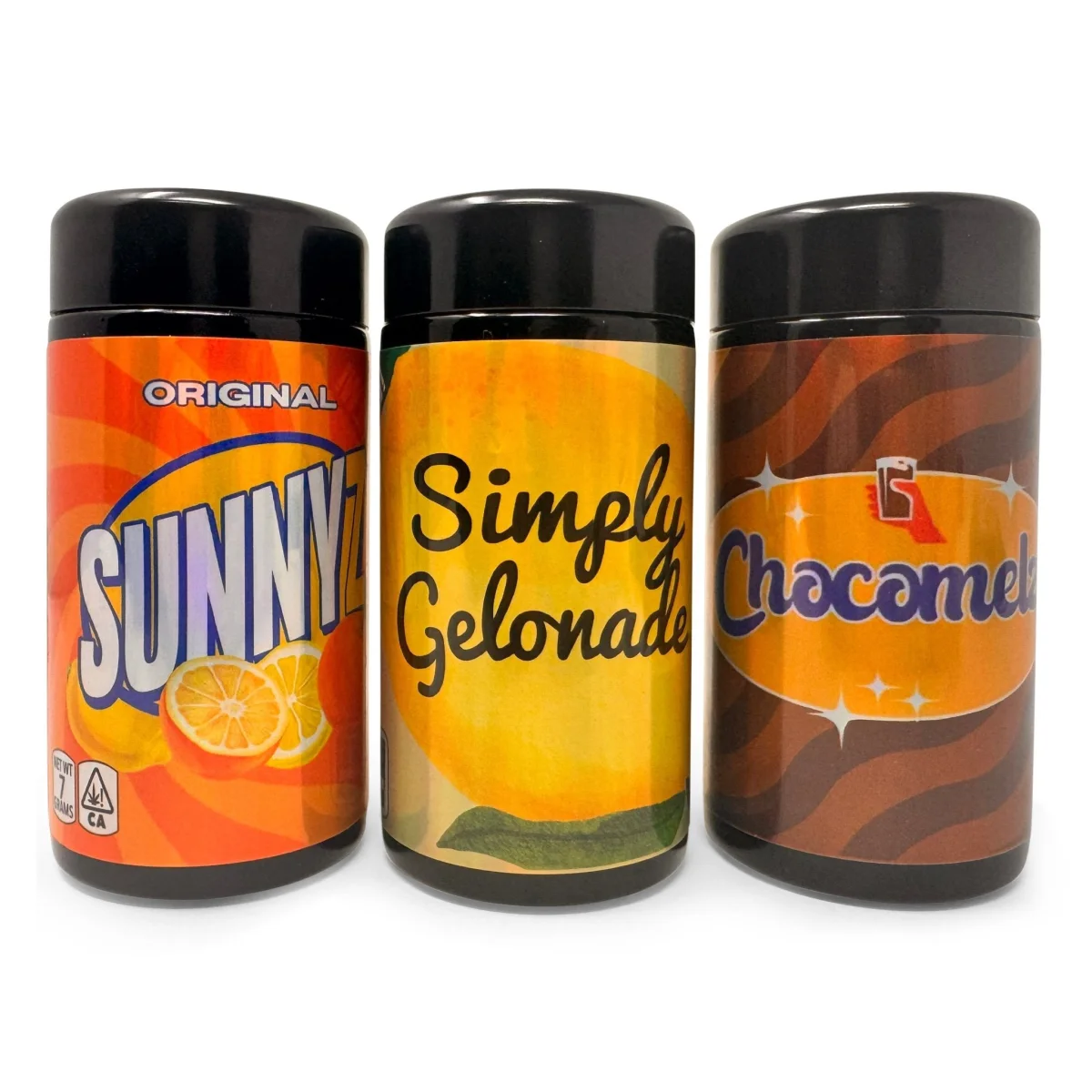 Custom UV Miron Glass Jars Custom UV Miron Glass Jars