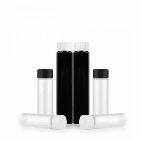 125 mm Black Child-Resistant PET Pre-Roll Tube